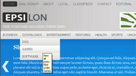Two layers of top navigation