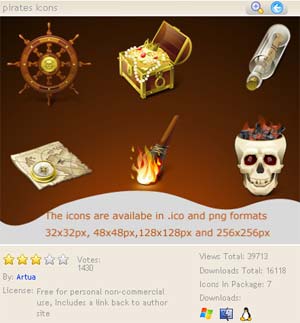Pirates Icon Set