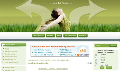 More templates from SiteGround